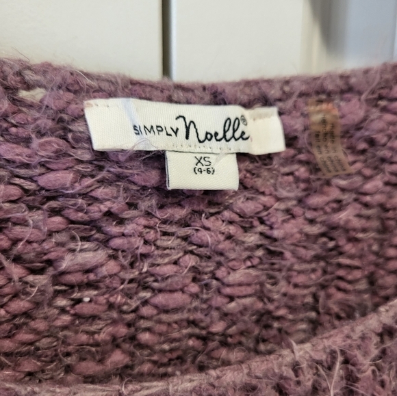 SIMPLY NOELLE Size XS Pink Knit Sweater - Picture 2 of 4